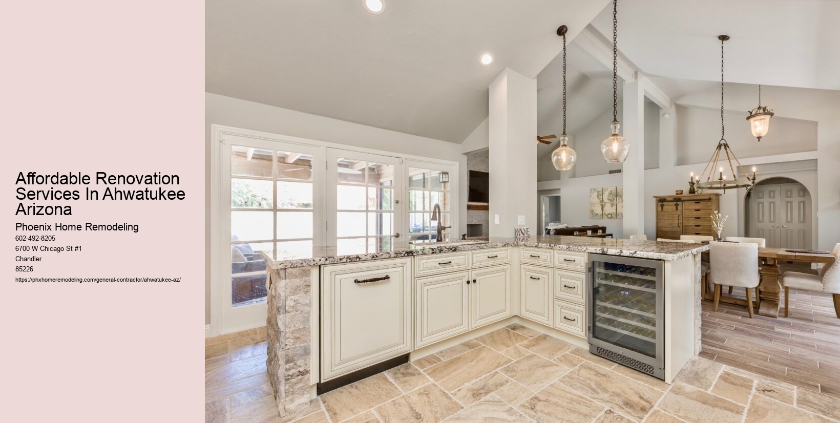 Affordable Renovation Services In Ahwatukee Arizona