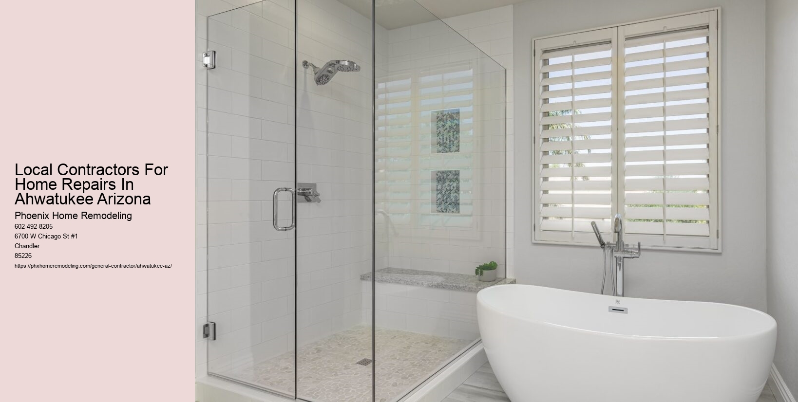 Local Contractors For Home Repairs In Ahwatukee Arizona